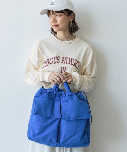 RAGEBLUE(レイジブルー)の「3WAYナイロンショルダーバック(ショルダーバッグ・レディース・ブルー/ブラック/オリーブ・FREE)」の5枚目の写真