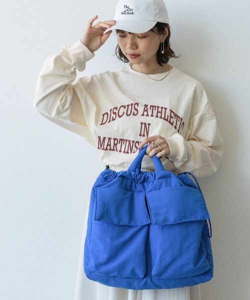 RAGEBLUE(レイジブルー)の「3WAYナイロンショルダーバック(ショルダーバッグ・レディース・ブルー/ブラック/オリーブ・FREE)」の6枚目の写真