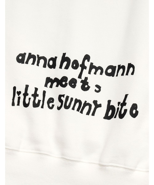 Little sunny bite(リトルサニーバイト)の「《Little sunny bite》little sunny bite x anna hofmann Home alone sweat top(スウェット・レディース・ホワイト/ブルー・SMALL)」の15枚目の写真