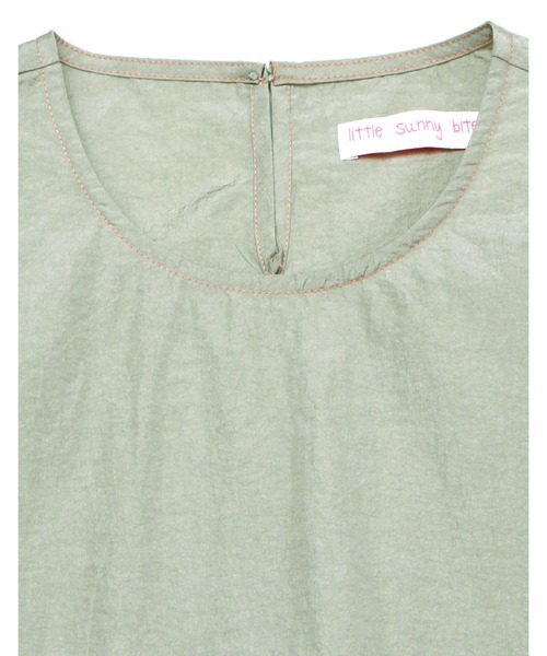 Little sunny bite(リトルサニーバイト)の「【Little sunny bite】Nylon frill dress(ワンピース・レディース・ブラック/オレンジ/グリーン・SMALL)」の14枚目の写真