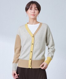 CAST: | 【イチオシ】カラーブロックニットカーディガン(カーディガン/ボレロ)