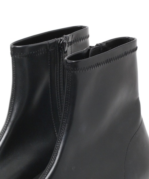 studio CLIP（スタディオクリップ）の「【消臭・抗菌防臭】柔らかスクエアヒールブーツ（ブーツ・レディース・アイボリー/ブラック/ブラウン・MEDIUM/LARGE/X-LARGE）」の14枚目の写真