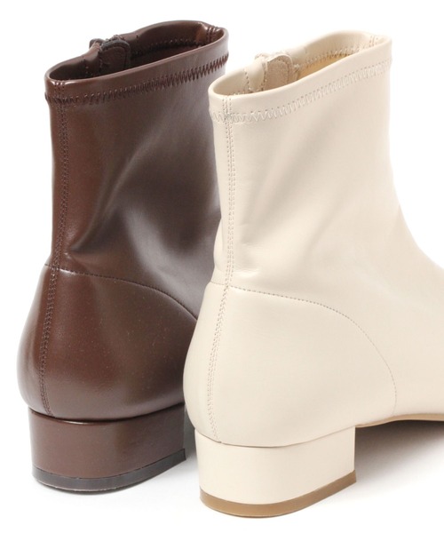 studio CLIP（スタディオクリップ）の「【消臭・抗菌防臭】柔らかスクエアヒールブーツ（ブーツ・レディース・アイボリー/ブラック/ブラウン・MEDIUM/LARGE/X-LARGE）」の19枚目の写真