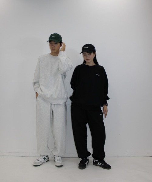BROKEN BASE(ブロークンベース)の「ワンポイント刺繍裏起毛スウェットパンツ(スウェットパンツ・メンズ・ネイビー/杢グレー/ブラック・LARGE/MEDIUM)」の8枚目の写真