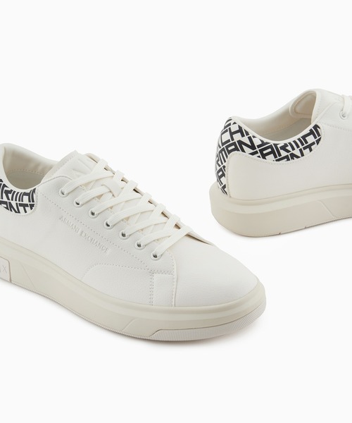 ARMANI EXCHANGE(アルマーニエクスチェンジ)の「【A|X アルマーニ エクスチェンジ】オールオーバーロゴ レースアップスニーカー(スニーカー・メンズ・ブラック/ホワイト/ブラック系その他/ホワイト系その他・7/6.5/7.5/8.5/5/8/6/9.5/9/5.5/10/10.5)」の14枚目の写真