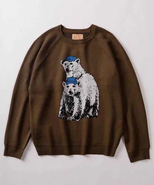 Engineered Garments / スネーク柄ハイネックニット・セーター(厚手)/M/ポリエステル/GRY/アニマル セール】【81】アニマルデザイン ダブルジャガード アソート クルー