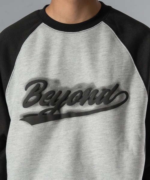 kutir（クティール）の「【低身長向けアイテム】裾絞り配色ラグランスウェット（スウェット・メンズ・ブラック/ネイビー・FREE）」の10枚目の写真