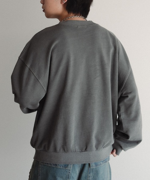 epnok(エプノック)の「ウラケピグメントスウェット(スウェット・メンズ・チャコールグレー/グレー・LARGE/SMALL/MEDIUM)」の17枚目の写真