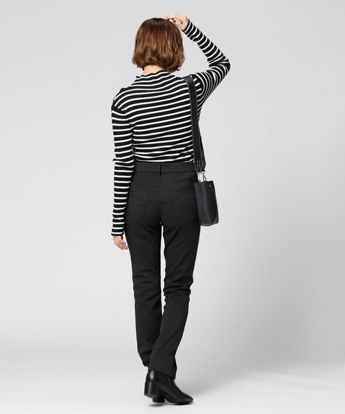 Sweet Camel（スウィートキャメル）の「【Sweet Camel】Ｔ／Ｒストレッチストレートパンツ（その他パンツ・レディース・ダークグレー・L/M/LL/SS/S）」の10枚目の写真
