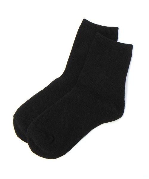 GLOBAL WORK Smile Seed Store（グローバルワーク スマイルシードストア）の「あたたか裏パイルハーフ/979583（ソックス/靴下・レディース・オフホワイト/サックスブルー/ブラック/ダークグレー・FREE）」の6枚目の写真