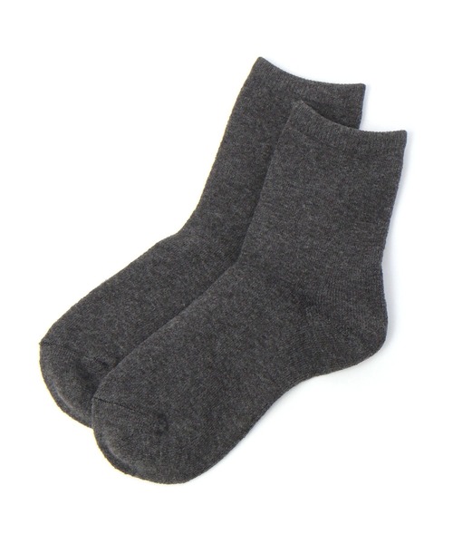 GLOBAL WORK Smile Seed Store（グローバルワーク スマイルシードストア）の「あたたか裏パイルハーフ/979583（ソックス/靴下・レディース・オフホワイト/サックスブルー/ブラック/ダークグレー・FREE）」の8枚目の写真