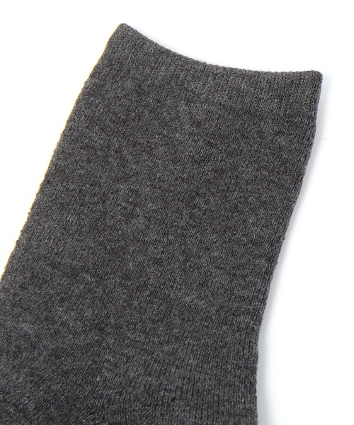 GLOBAL WORK Smile Seed Store（グローバルワーク スマイルシードストア）の「あたたか裏パイルハーフ/979583（ソックス/靴下・レディース・オフホワイト/サックスブルー/ブラック/ダークグレー・FREE）」の9枚目の写真