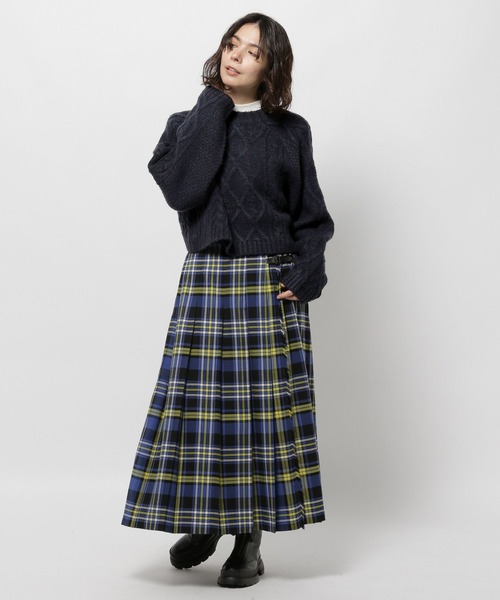 niko and...(ニコアンド)の「2WAYケーブルボレロカーディガン(カーディガン/ボレロ・レディース・ネイビー/アイボリー/グレー・FREE)」の9枚目の写真