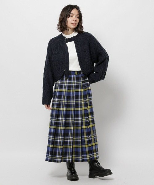 niko and...(ニコアンド)の「2WAYケーブルボレロカーディガン(カーディガン/ボレロ・レディース・ネイビー/アイボリー/グレー・FREE)」の12枚目の写真