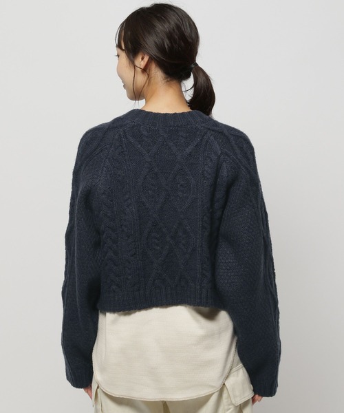 niko and（ニコアンド）の「2WAYケーブルボレロカーディガン