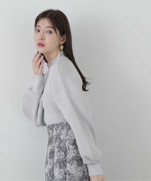 PROPORTION BODY DRESSING（プロポーションボディドレッシング）の「タートルパールニット / 1214170901（ニット/セーター・レディース・グレー/ピンク/ホワイト系その他・FREE）」の2枚目の写真