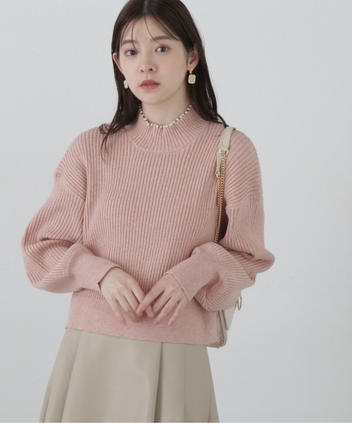 PROPORTION BODY DRESSING（プロポーションボディドレッシング）の「タートルパールニット / 1214170901（ニット/セーター・レディース・グレー/ピンク/ホワイト系その他・FREE）」の3枚目の写真