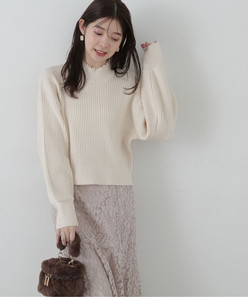 PROPORTION BODY DRESSING（プロポーションボディドレッシング）の「タートルパールニット / 1214170901（ニット/セーター・レディース・グレー/ピンク/ホワイト系その他・FREE）」の5枚目の写真