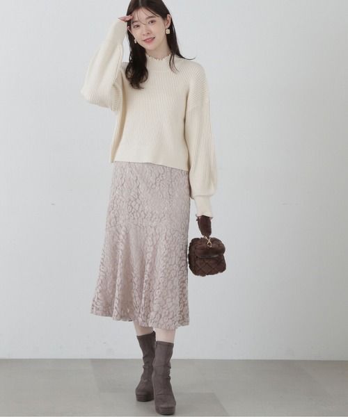 PROPORTION BODY DRESSING（プロポーションボディドレッシング）の「タートルパールニット / 1214170901（ニット/セーター・レディース・グレー/ピンク/ホワイト系その他・FREE）」の7枚目の写真