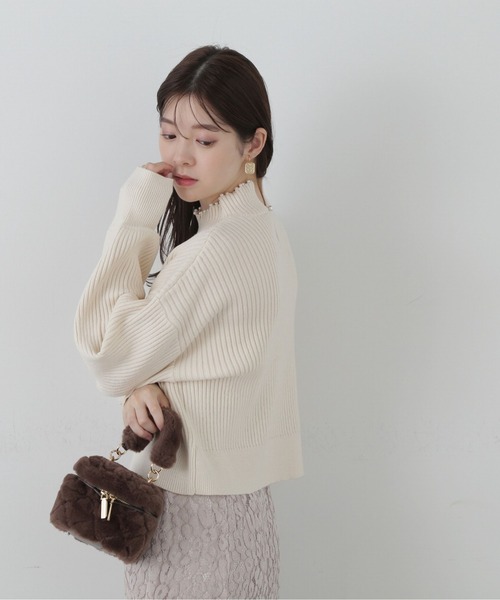 PROPORTION BODY DRESSING（プロポーションボディドレッシング）の「タートルパールニット / 1214170901（ニット/セーター・レディース・グレー/ピンク/ホワイト系その他・FREE）」の9枚目の写真