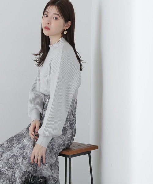 PROPORTION BODY DRESSING（プロポーションボディドレッシング）の「タートルパールニット / 1214170901（ニット/セーター・レディース・グレー/ピンク/ホワイト系その他・FREE）」の10枚目の写真