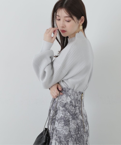 PROPORTION BODY DRESSING（プロポーションボディドレッシング）の「タートルパールニット / 1214170901（ニット/セーター・レディース・グレー/ピンク/ホワイト系その他・FREE）」の11枚目の写真