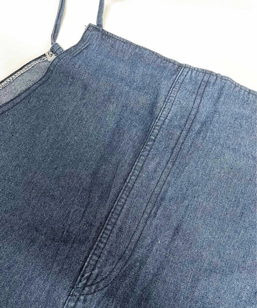NANEA(ナネア)の「バックリボンインディゴデニムサロペット(サロペット/オーバーオール・レディース・インディゴブルー・SMALL/MEDIUM/LARGE)」の7枚目の写真