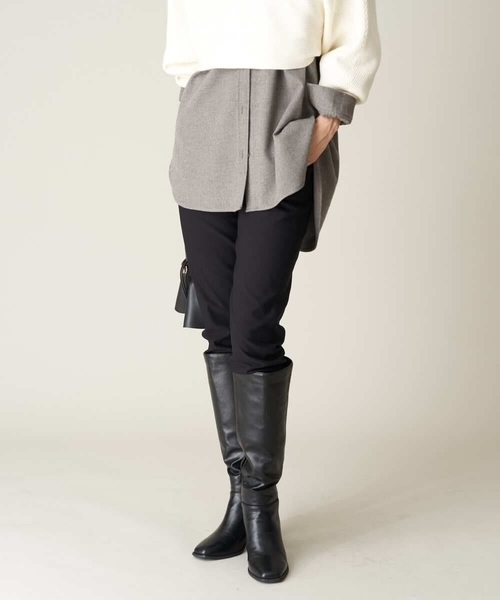 a.v.v(アーヴェヴェ)の「バックストレッチロングブーツ(ブーツ・レディース・ブラック・22.5/24.5/23.5)」の3枚目の写真