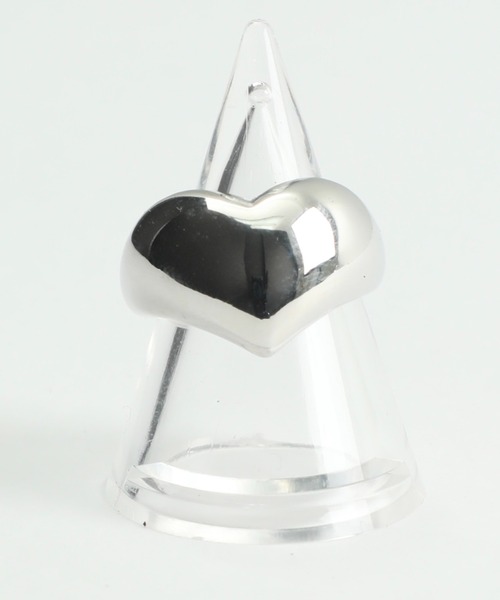 whim(ウィム)の「Simple big heart ring(リング・レディース・ゴールド/シルバー・FREE)」の2枚目の写真