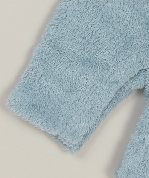 baby cheer(ベイビーチアー)の「クロワッサンサロペット&ボディスーツSET(ロンパース・キッズ・サックスブルー/キナリ・70-80cm)」の13枚目の写真