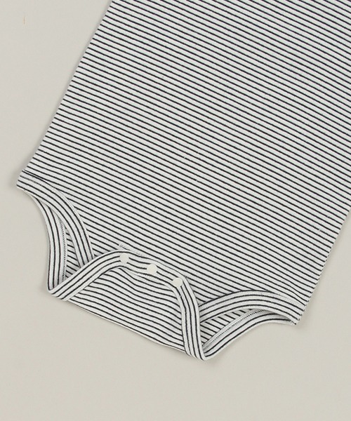 baby cheer(ベイビーチアー)の「クロワッサンサロペット&ボディスーツSET(ロンパース・キッズ・サックスブルー/キナリ・70-80cm)」の17枚目の写真