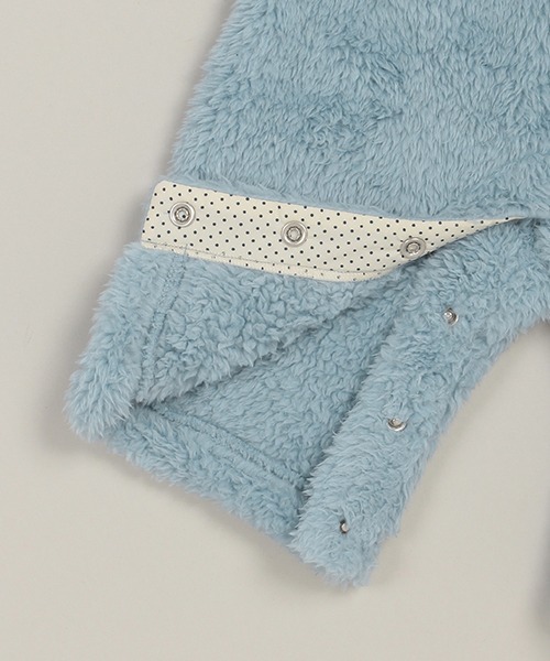 baby cheer(ベイビーチアー)の「クロワッサンサロペット&ボディスーツSET(ロンパース・キッズ・サックスブルー/キナリ・70-80cm)」の20枚目の写真