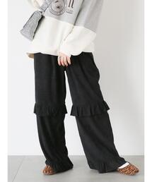 ehka sopo | コーデュロイフリルパンツ(その他パンツ)