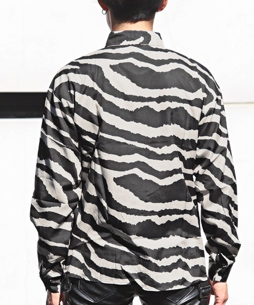 LUXSTYLE(ラグスタイル)の「総柄長袖シャツ(シャツ/ブラウス・メンズ・E/D/A/B/C/F・M/L)」の7枚目の写真