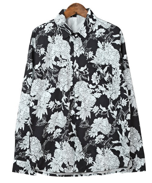 LUXSTYLE(ラグスタイル)の「総柄長袖シャツ(シャツ/ブラウス・メンズ・E/D/A/B/C/F・M/L)」の15枚目の写真