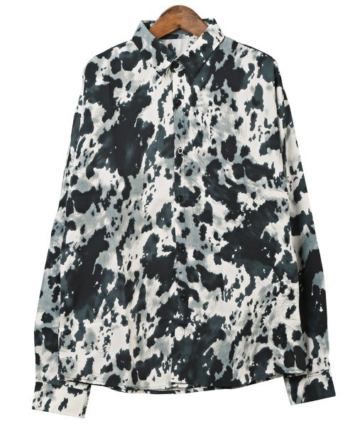 LUXSTYLE(ラグスタイル)の「総柄長袖シャツ(シャツ/ブラウス・メンズ・E/D/A/B/C/F・M/L)」の17枚目の写真
