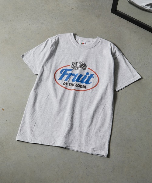 FRUIT OF THE LOOM(フルーツオブザルーム)の「FRUIT OF THE LOOM プリントTシャツ30(Tシャツ/カットソー・メンズ・グレー/ブラック/ホワイト・M/L/XL)」の1枚目の写真