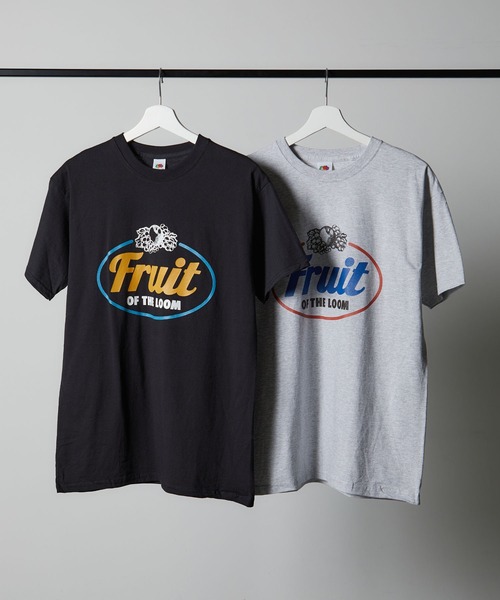 FRUIT OF THE LOOM(フルーツオブザルーム)の「FRUIT OF THE LOOM プリントTシャツ30(Tシャツ/カットソー・メンズ・グレー/ブラック/ホワイト・M/L/XL)」の6枚目の写真