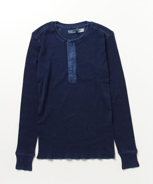 軽量☆インディゴ・コットン【Ralph Lauren】ヘンリーシャツ 軽量☆インディゴ・コットン【Ralph Lauren】ヘンリーシャツ