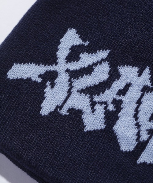 XLARGE（エクストララージ）の「GRAFFITI LOGO SINGLE BEANIE（ニットキャップ/ビーニー・メンズ・ネイビー/グレー/ブラック・ONE SIZE）」の5枚目の写真