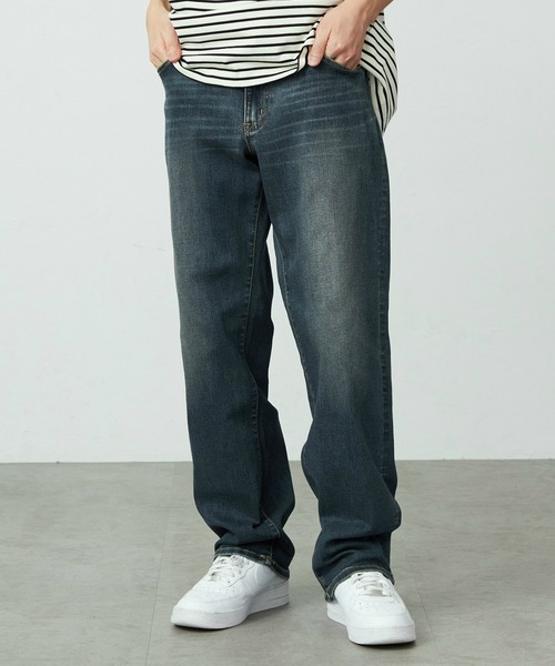 EDWIN(エドウィン)の「EDWIN エドウィン EDWIN Zジーンズ ルーズストレートストレッチデニムパンツ【ヴィンテージデニム】(デニムパンツ・メンズ・ライトインディゴブルー/ダークインディゴブルー/ブルー・29/34/31/36/33/30/32)」の6枚目の写真