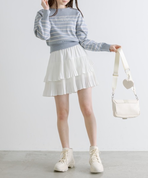 OLIVE des OLIVE（オリーブデオリーブ）の「【S/M/Lサイズ展開】ハイカットスニーカー　1041130030（スニーカー・レディース・ブラック/オフホワイト/ブラック系その他・SMALL/MEDIUM/LARGE）」の9枚目の写真