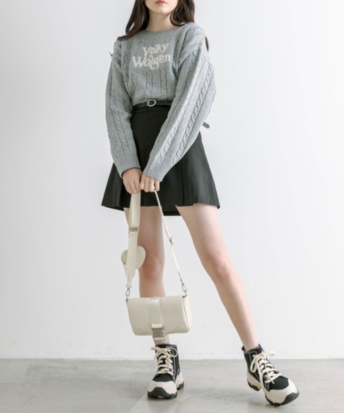 OLIVE des OLIVE（オリーブデオリーブ）の「【S/M/Lサイズ展開】ハイカットスニーカー　1041130030（スニーカー・レディース・ブラック/オフホワイト/ブラック系その他・SMALL/MEDIUM/LARGE）」の16枚目の写真