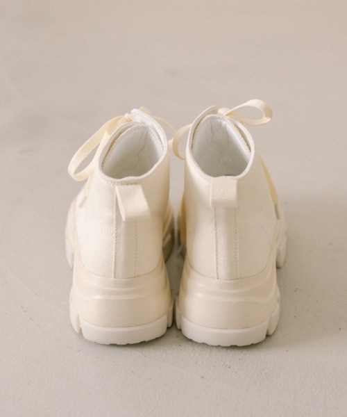OLIVE des OLIVE（オリーブデオリーブ）の「【S/M/Lサイズ展開】ハイカットスニーカー　1041130030（スニーカー・レディース・ブラック/オフホワイト/ブラック系その他・SMALL/MEDIUM/LARGE）」の21枚目の写真