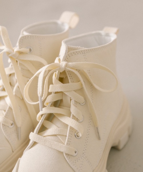 OLIVE des OLIVE（オリーブデオリーブ）の「【S/M/Lサイズ展開】ハイカットスニーカー　1041130030（スニーカー・レディース・ブラック/オフホワイト/ブラック系その他・SMALL/MEDIUM/LARGE）」の22枚目の写真
