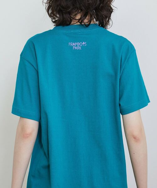 FRAPBOIS(フラボア)の「パークマークT(Tシャツ/カットソー・レディース・ブラック/エメラルド/ネイビー/イエロー/ホワイト・2/1)」の22枚目の写真