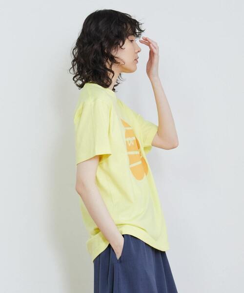 FRAPBOIS(フラボア)の「パークマークT(Tシャツ/カットソー・レディース・ブラック/エメラルド/ネイビー/イエロー/ホワイト・2/1)」の15枚目の写真