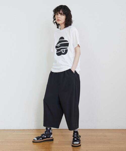 FRAPBOIS(フラボア)の「パークマークT(Tシャツ/カットソー・レディース・ブラック/エメラルド/ネイビー/イエロー/ホワイト・2/1)」の10枚目の写真