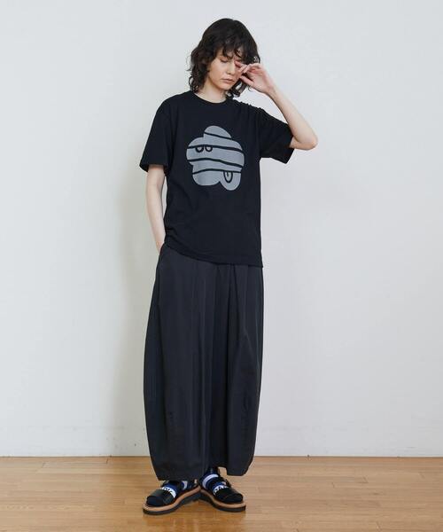 FRAPBOIS（フラボア）の「パークマークT（Tシャツ/カットソー・レディース・ブラック/エメラルド/ネイビー/イエロー/ホワイト・2/1）」の16枚目の写真