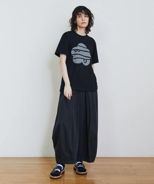 FRAPBOIS（フラボア）の「パークマークT（Tシャツ/カットソー・レディース・ブラック/エメラルド/ネイビー/イエロー/ホワイト・2/1）」の14枚目の写真